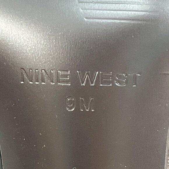 Nine West Women's Animal Suede Leather High Heels w/ Peek Toes Sz 9M - Picture 9 of 9